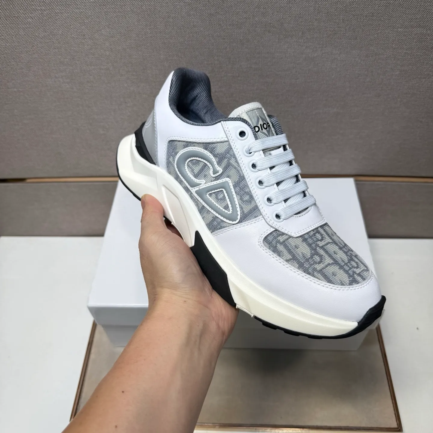 ⬛️Men's shoes💰p442 [Dior~] Men's casual shoes 2025z cabinet sales simultaneously 🔶Size: 38-44#️⃣ 🔷2 colors🔜The upper is made of multi-material splicing➕Mesh lining, comfortable and breathable, sole: original comfortable and wear-resistant outsole, ⚠️real thing📱photographed🎬real thing is better📢📢📢